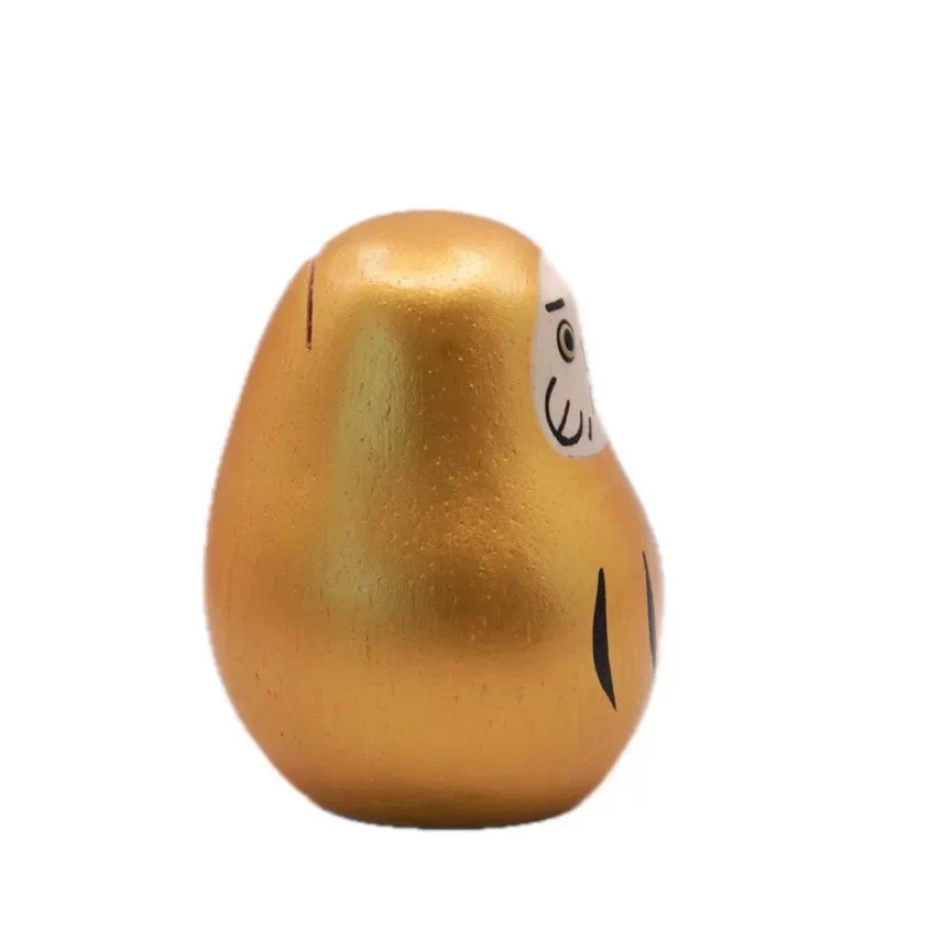 Daruma Engimon Or en Bois - Image 2