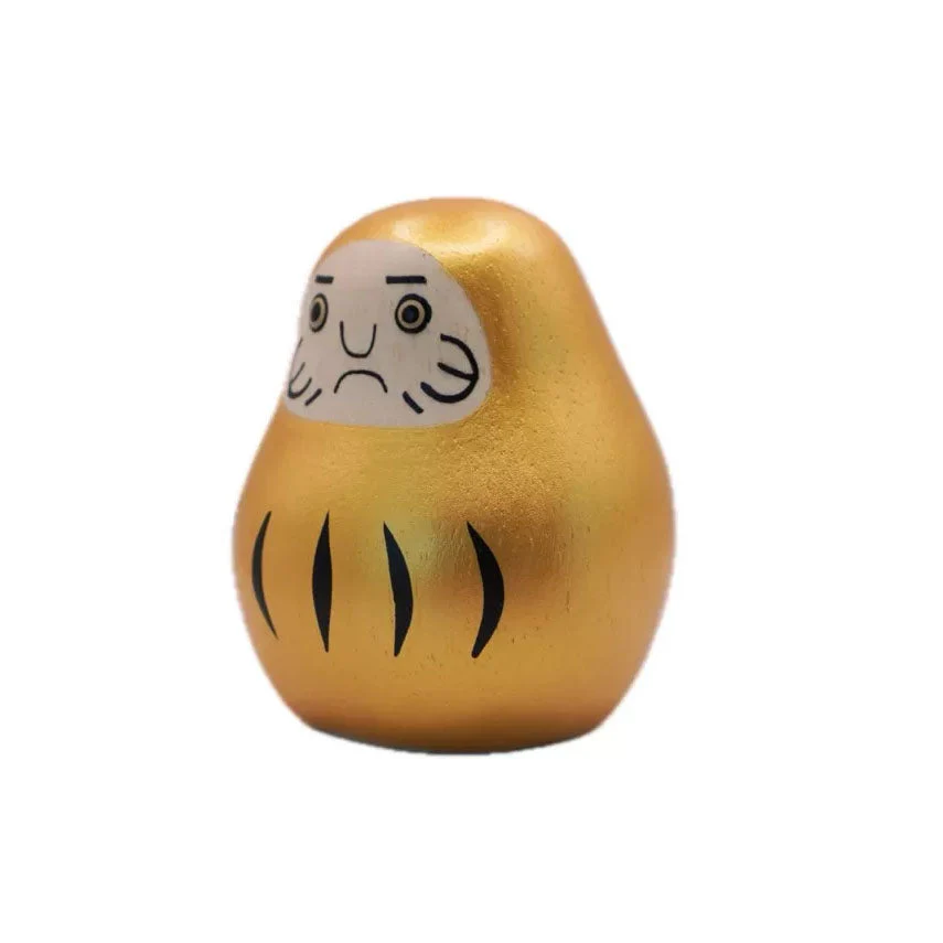 Daruma Engimon Or en Bois - Image 4