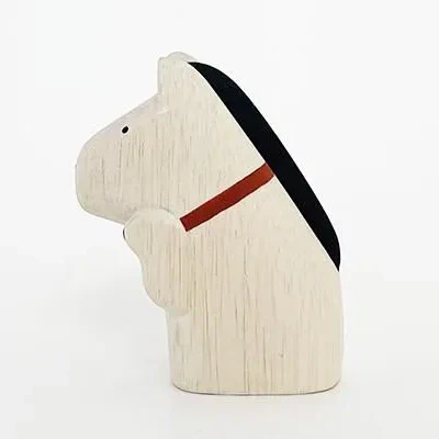 Figurine en bois – Maneki UMA – Figurines porte-bonheur - Image 3