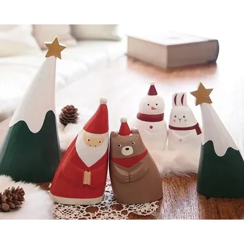 Figurine en bois â Sapin â NoĂ«l Nakayoshi S - Image 2