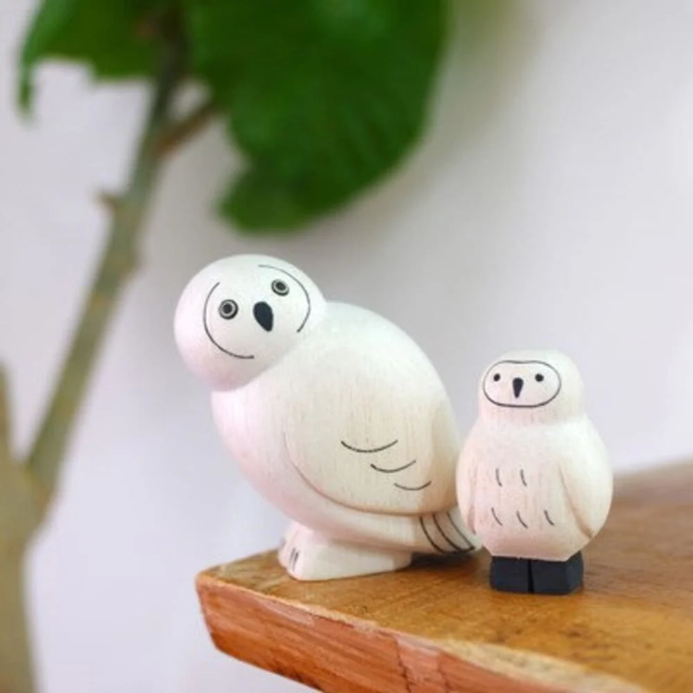Figurine Chouette en Bois - Image 2
