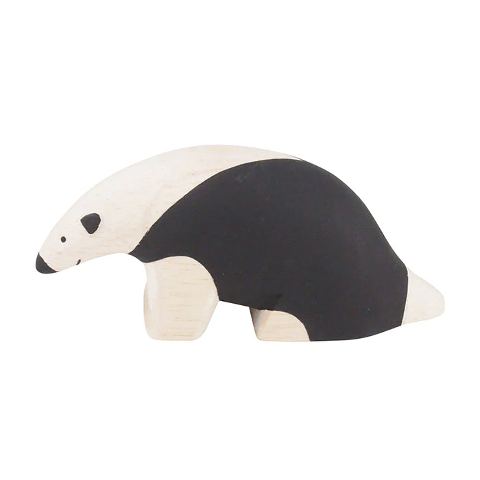 Figurine en bois – Fourmilier parent (Polepole) - Image 5
